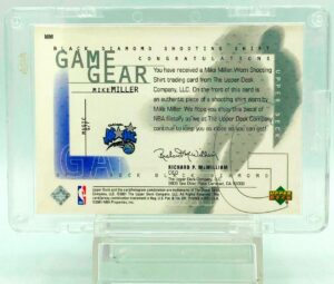2001 Black Diamond Mike Miller Game Gear #MM (2)