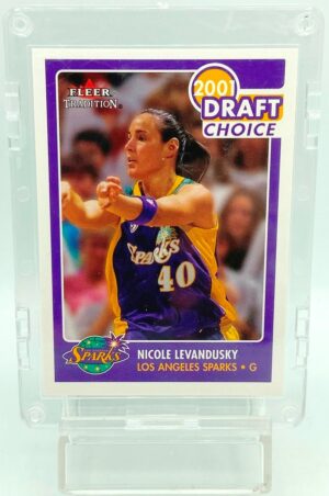 2001 Fleer Draft WNBA Nicole Levandusky #178 (1)