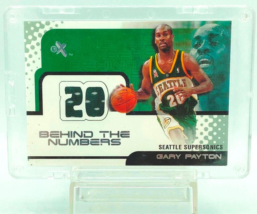 2001 Fleer Gary Payton Game-Worn Jersey (1)