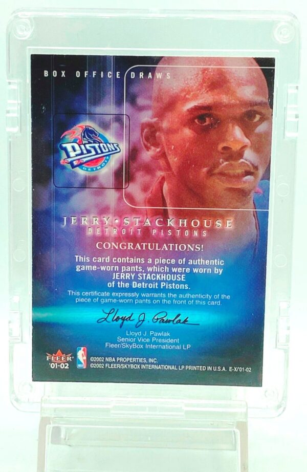 2001 Fleer Jerry Stackhouse Game-Worn Pants (2)