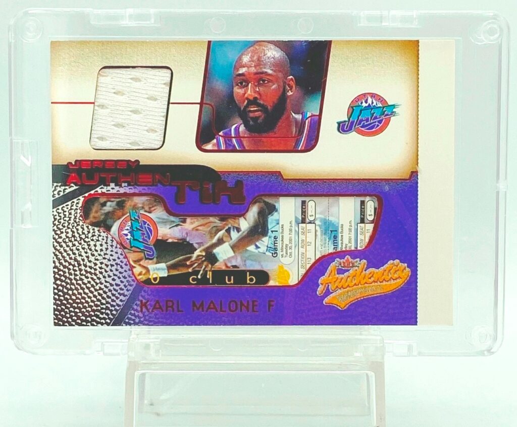 2001 Fleer Karl Malone Jersey Authentik (1)