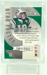 2001 Quantum Leaf Chad Pennington #SF 18 (3)