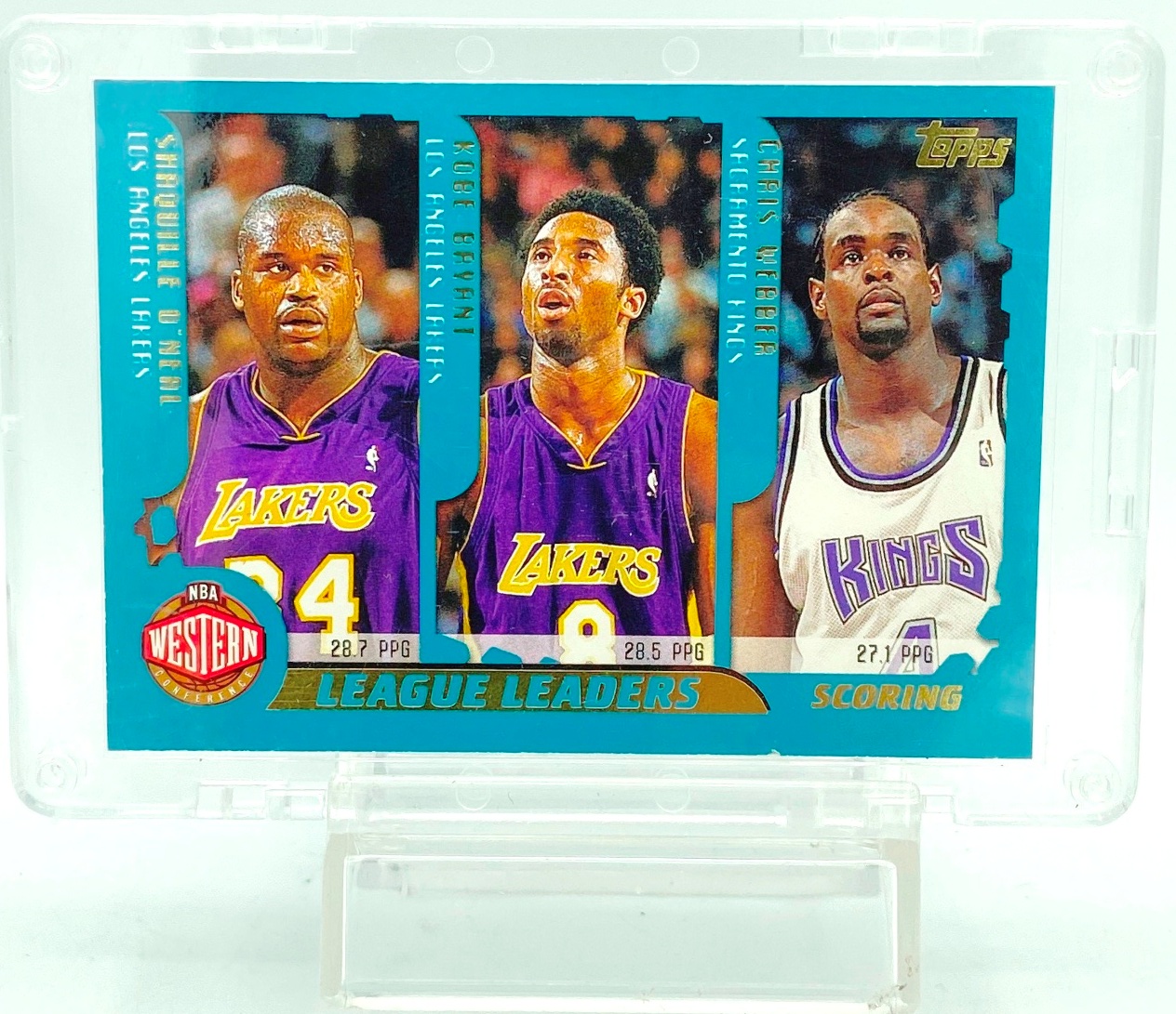 2001 Topps NBA League Leaders Scoring #215 (1)