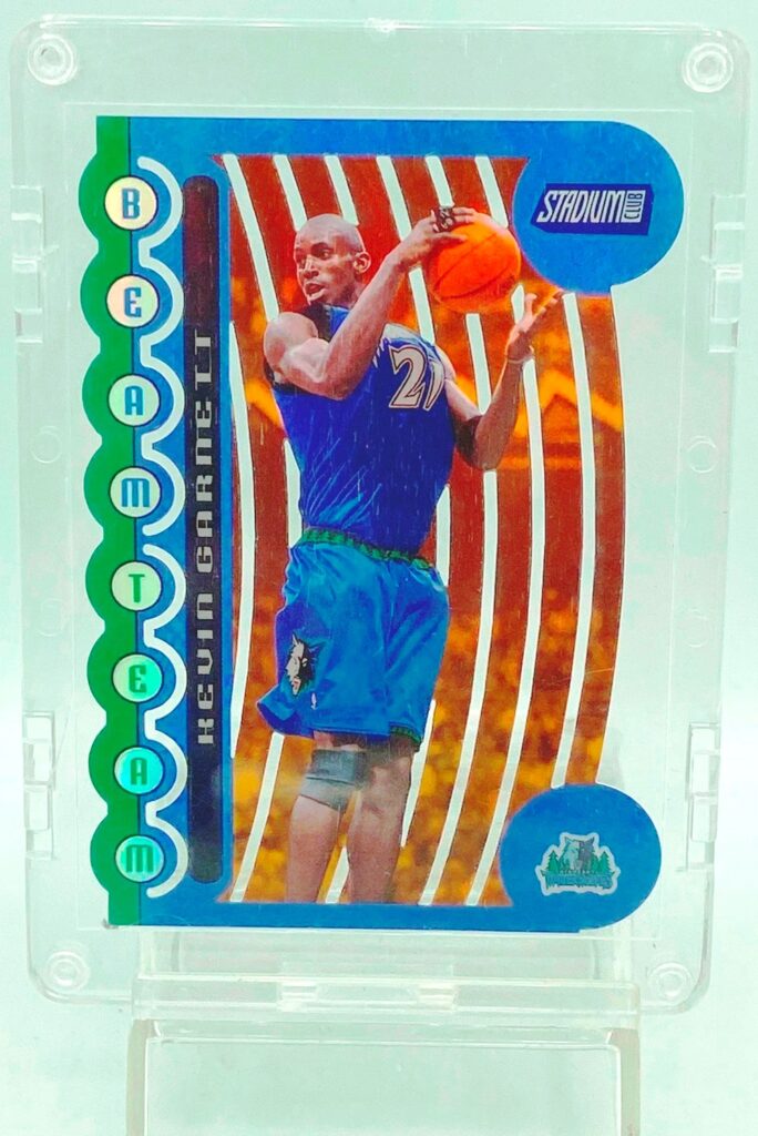 2001 Topps SC B T Die-Cut Kevin Garnett #BT 3 (1)