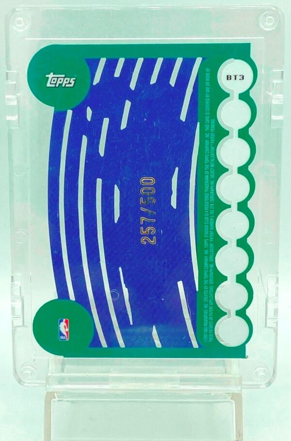 2001 Topps SC B T Die-Cut Kevin Garnett #BT 3 (2)