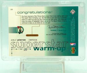 2001 UD Paul Pierce Super Star Warm-Up (2)