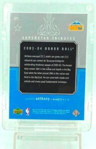 2003 UD Superstar Carmelo Anthony RC #ST7 (2)