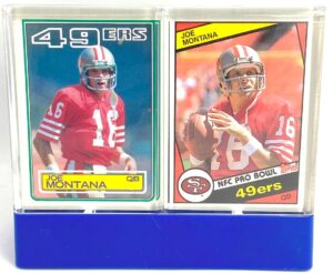 1983 & 1984 Topps Joe Montana Encased Set (1)