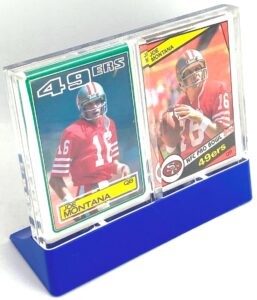 1983 & 1984 Topps Joe Montana Encased Set (2)