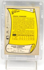 1988 Pacific Legends Chuck Connors #71 (5)