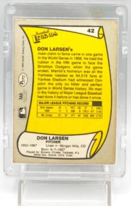 1988 Pacific Legends Don Larsen #42 (5)