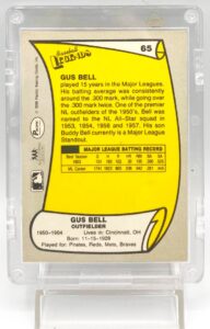 1988 Pacific Legends Gus Bell #65 (5)