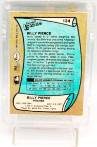1989 Pacific Legends Billy Pierce #134 (5)