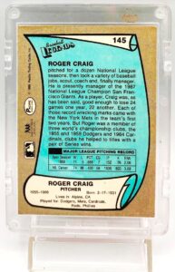 1989 Pacific Legends Roger Craig #145 (5)