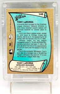 1989 Pacific Legends Tony LaRussa #140 (5)