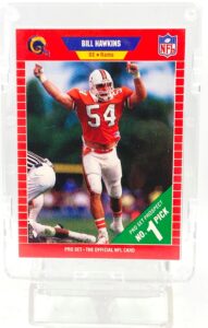1989 Pro Set #1 Pick Bill Hawkins RC #500 (1)
