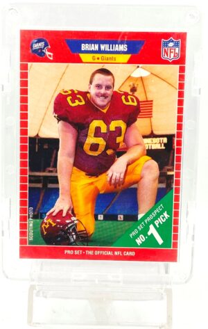 1989 Pro Set #1 Pick Brain Williams RC #505 (1)