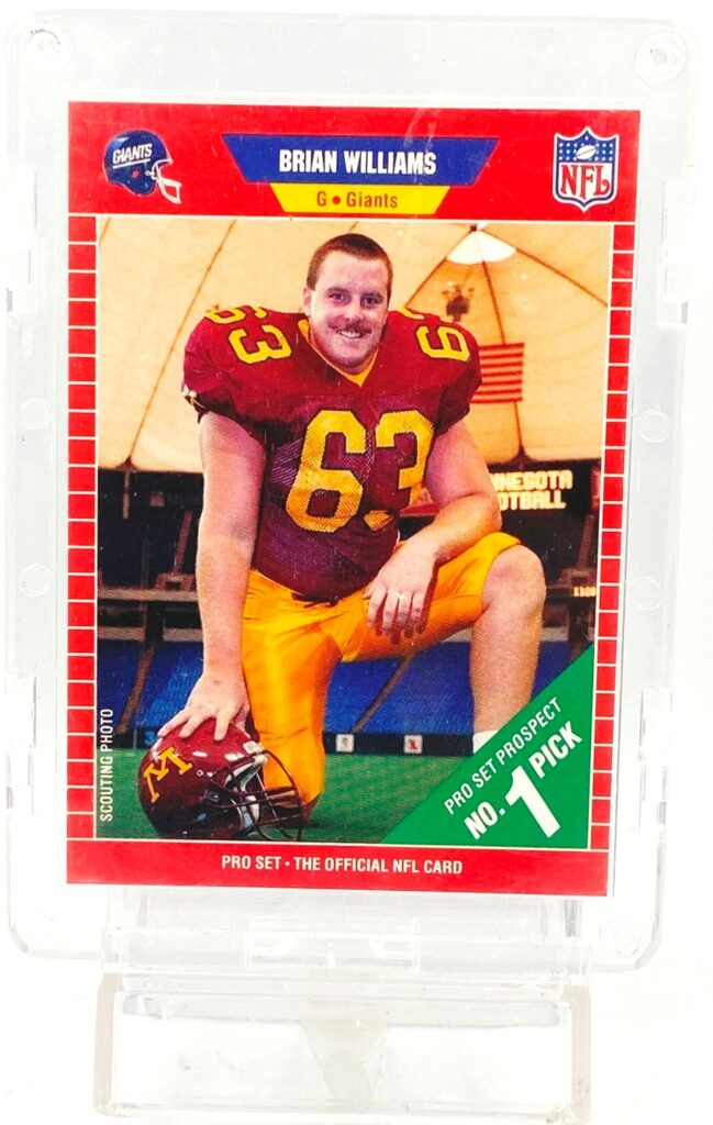 1989 Pro Set #1 Pick Brain Williams RC #505 (1)