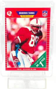 1989 Pro Set #1 Pick Broderick Thomas RC #515 (1)