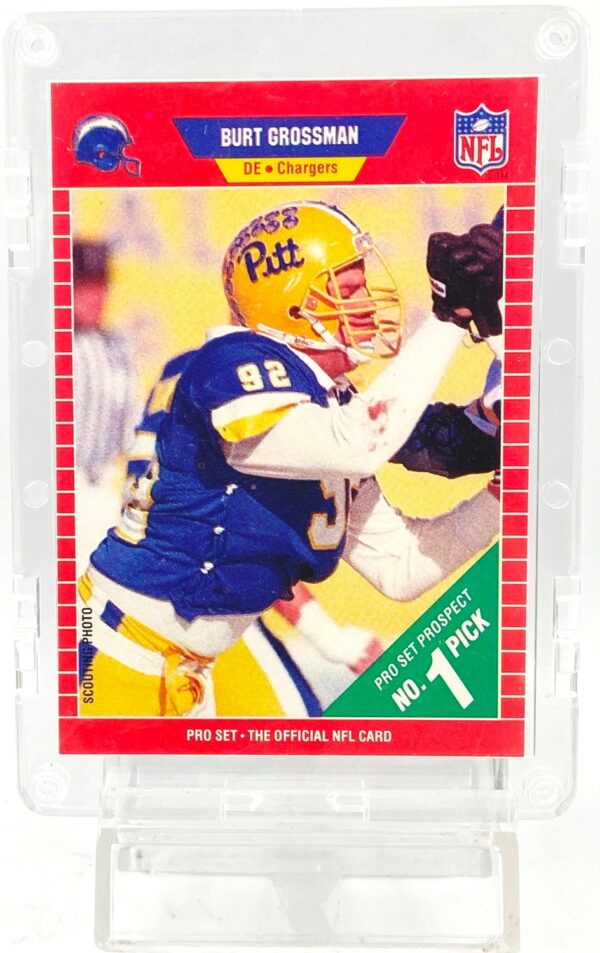 1989 Pro Set #1 Pick Burt Grossman RC #512 (1) 1989 Pro Set #1 Pick Burt Grossman RC #512 (1)