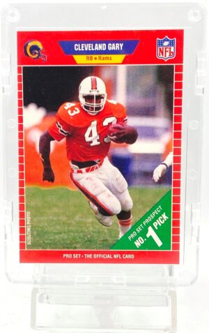 1989 Pro Set #1 Pick Cleveland Gary RC #499 (1)