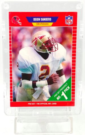 1989 Pro Set #1 Pick Deion Sanders RC #486 (1)