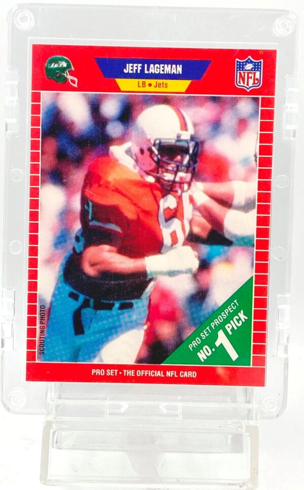 1989 Pro Set #1 Pick Jeff Lageman RC #506 (1) 1989 Pro Set #1 Pick Jeff Lageman RC #506 (1)