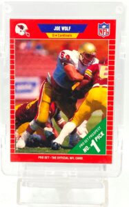 1989 Pro Set #1 Pick Joe Wolf RC #508 (1)