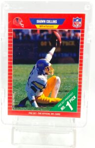 1989 Pro Set #1 Pick Shawn Collin RC #485 (1)