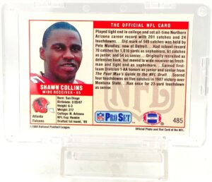 1989 Pro Set #1 Pick Shawn Collin RC #485 (2)