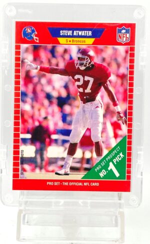 1989 Pro Set #1 Pick Steve Atwater RC #492 (1)