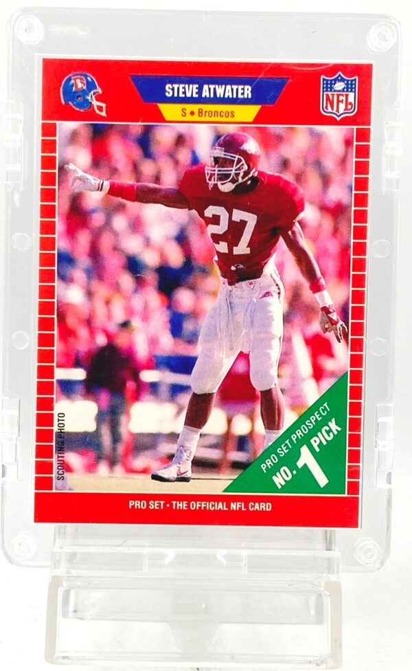 1989 Pro Set #1 Pick Steve Atwater RC #492 (1)