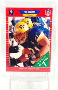 1989 Pro Set #1 Pick Tom Ricketts RC #510 (1)