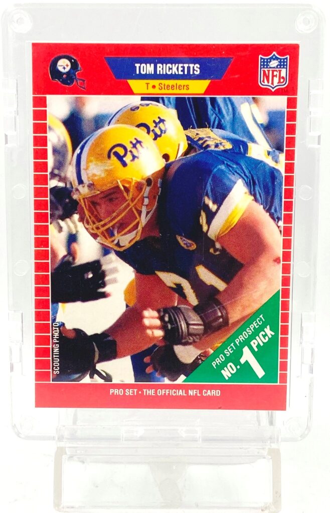 1989 Pro Set #1 Pick Tom Ricketts RC #510 (1)