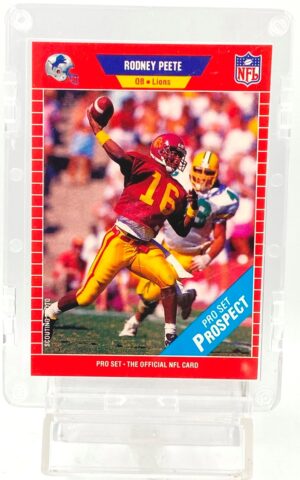 1989 Pro Set 6th Rodney Peete RC #521 (1)