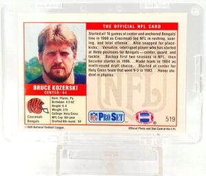1989 Pro Set 9th Bruce Kozerski RC #519 (2)