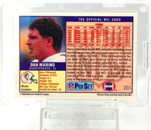 1989 Pro Set-AL Dan Marino Card #540 (2)