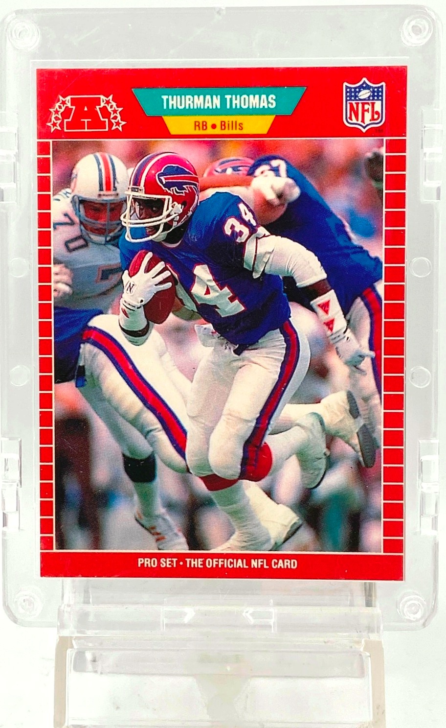Vintage 1989 Pro Set NFL American League Thurman Thomas Rookie Card 32