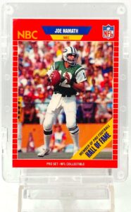1989 Pro Set-NBC-HOF Joe Namath #25 (1)