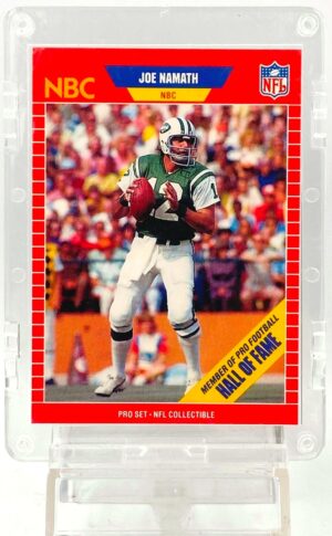 1989 Pro Set-NBC-HOF Joe Namath #25 (1)