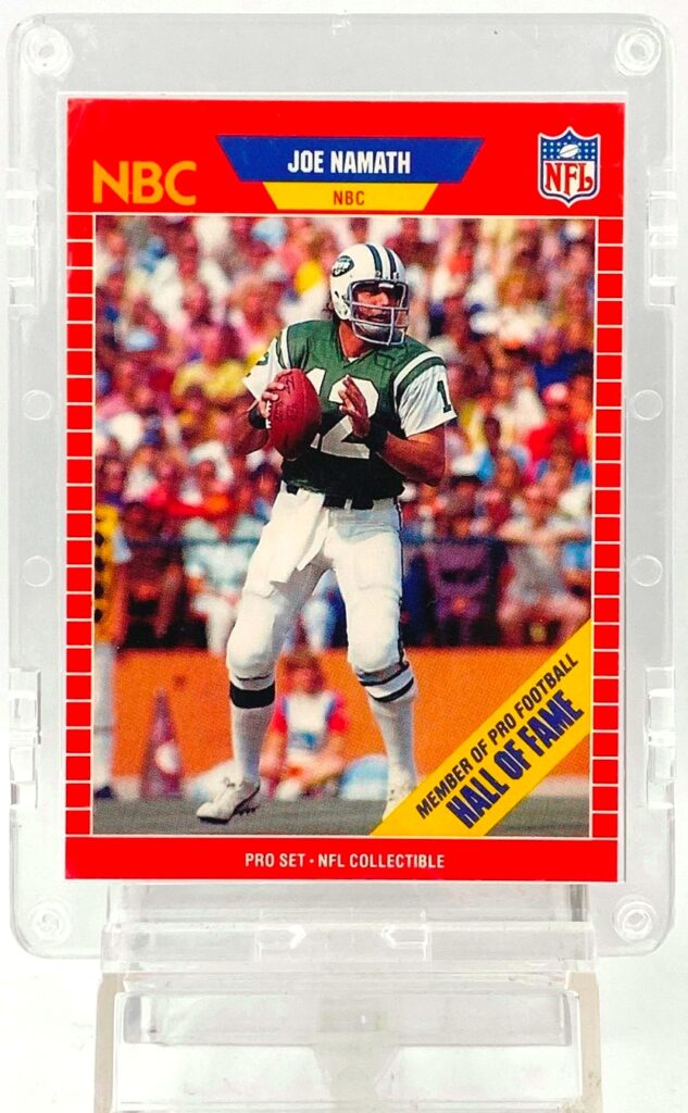 1989 Pro Set-NBC-HOF Joe Namath #25 (1)