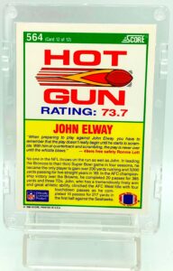 1990 Score Hot Gun John Elway #564 (2)