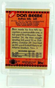 1990 Topps Rookie Don Beebe RC #200 (2)