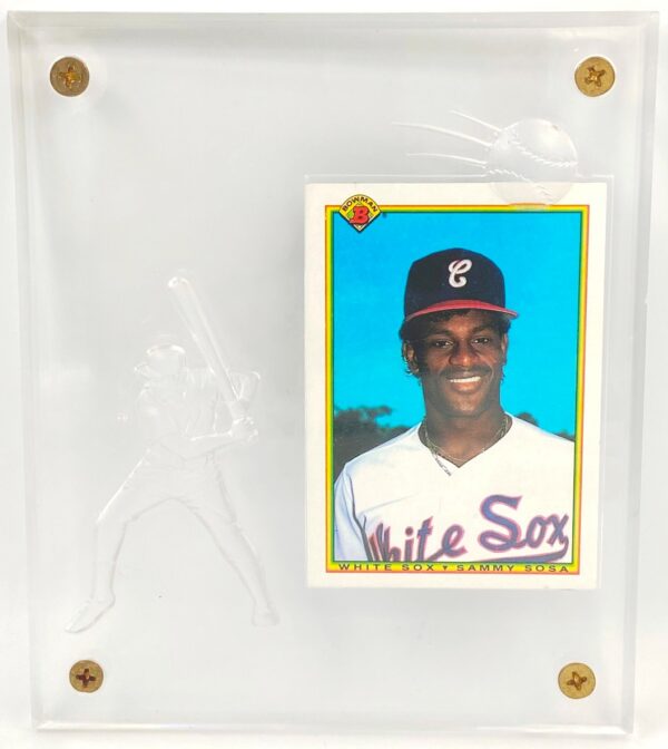 1990 Topps Sammy Sosa Engraved Image Case (2) 1990 Topps Sammy Sosa Engraved Image Case (2)