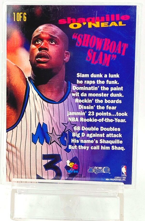 1993-94 SB Rim Rockers Shaquille O'Neal RC #1 (2) 1993-94 SB Rim Rockers Shaquille O'Neal RC #1 (2)