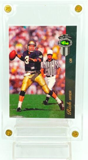 1993 Classic 4-S Exclusive Rick Mirer RC #8 (1)