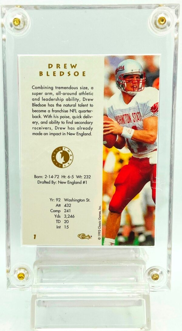 1993 Classic Games Drew Bledsoe RC #1 (2) 1993 Classic Games Drew Bledsoe RC #1 (2)