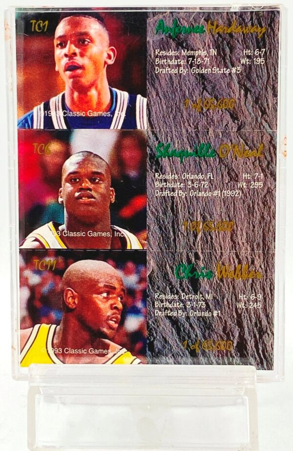 1993 Classic Shaquille O'Neal RC #TC6 (2)