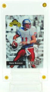 1993 Playoff Tekchrome Drew Bledsoe RC#295 (1)