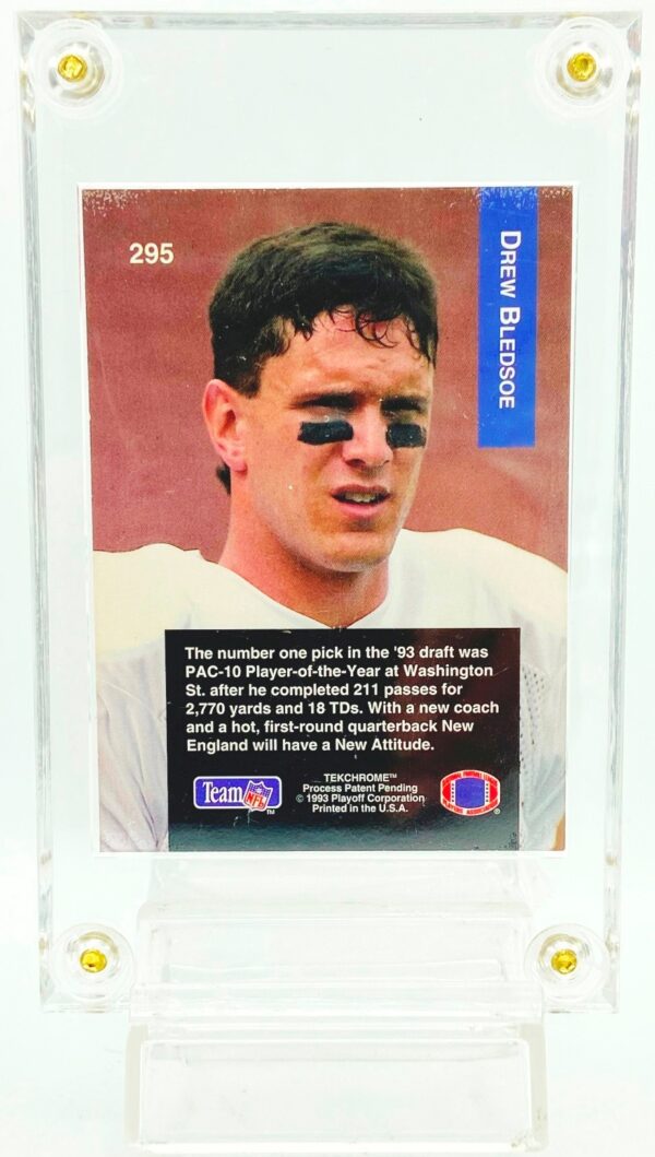 1993 Playoff Tekchrome Drew Bledsoe RC#295 (2) 1993 Playoff Tekchrome Drew Bledsoe RC#295 (2)